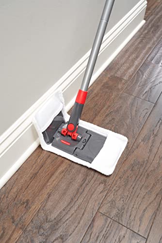 Microfiber Flat Spin Mop Floor Cleaning System with Wringer Bucket