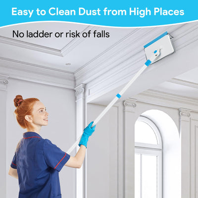 Cleaner Tool with Long Handle,Wall Cleaner Mop with Extendable Handle